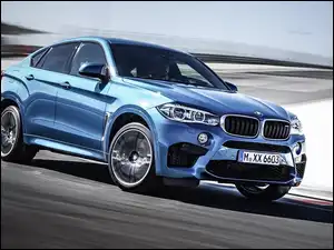 BMW, seria M, Samochód, Błękitny, X6