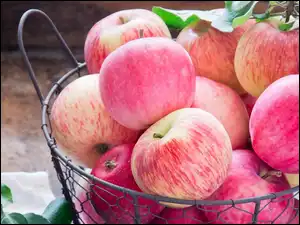Owoce, Jabłka, Kosz