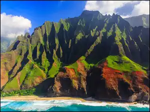 Cliff wyspa Kauai