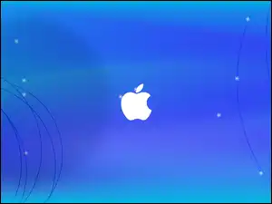 Tło, Apple, Niebieskie