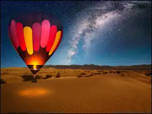 Balon na pustyni