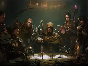 Diablo Immortal, Postacie, Stół, Gra