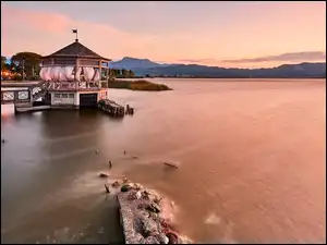 Lago di Massaciuccoli, Jezioro, Gmina Viareggio, Włochy, Altana, Toskania