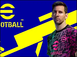 Lionel Messi na plakacie do gry eFootball 2022