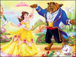 żółta sukienka, Piękna i bestia, Beauty and the Beast, bajka