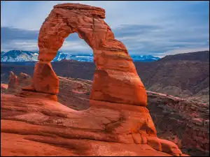 Skały, Park Narodowy Arches, Delicate Arch, Stany Zjednoczone, Łuk, Stan Utah