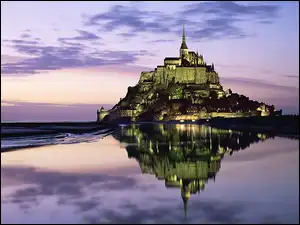 Opactwo św. Michała Archanioła, Wyspa, Mont Saint Michel, Francja, Kościół