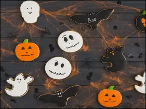 Halloweenowe ciasteczka