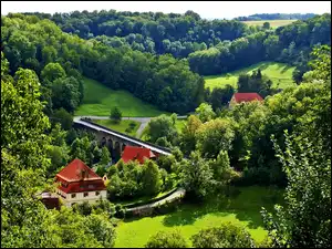 Rothenburg, Droga, Pola, Domy