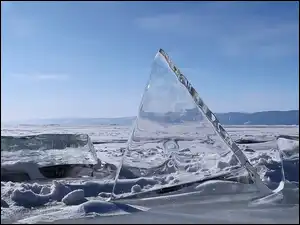 Lód, Zima, Jezioro