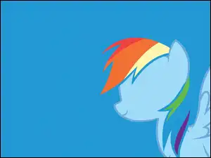 Tło, Rainbow Dash, Niebieskie