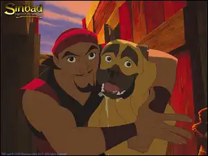 ślina, Sindbad Legenda siedmiu mórz, Sinbad Legend of the Seven Seas, pies