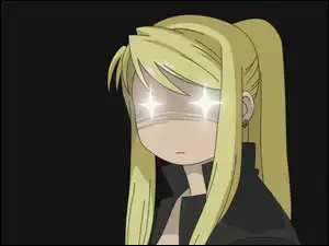 Oczy, Winry, Błyszczące