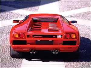 Wydechowy, Lamborghini Diablo, VT, Układ