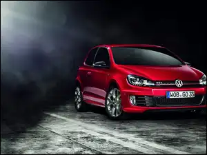 Golf, Edition, Volkswagen, Czerwony, GTI