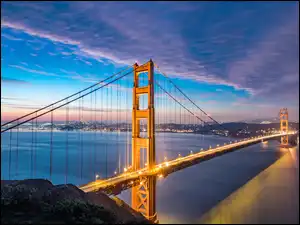 Golden Gate, Stany Zjednoczone, Cieśnina, Most wiszący, San Francisco