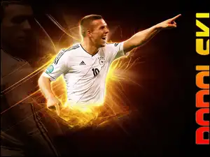 Piłkarz, Lukas Podolski, Niemiecki