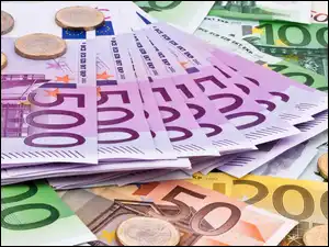 Banknoty i monety Euro