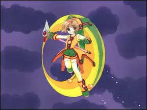 pierścień, czapka, dziewczyna, Cardcaptor Sakura, sukienka