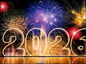 Sylwester, Fajerwerki, 2026, Nowy Rok, Noc
