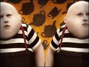Głowy, Alicja w Krainie Czarów, Alice in Wonderland, Duże