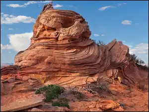 Paria Canyon-Vermilion Cliffs Wilderness, Góra, Coyote Buttes, Arizona, Skała, Rezerwat, Stany Zjednoczone, Formacja skalna