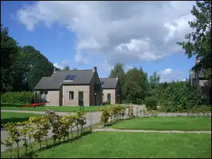 Bungalow, Zieleń, Nijmegen, Holandia, Domki