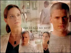 Wentworth Miller, gabinet, Skazany na śmierć, Prison Break, Sarah Wayne Callies