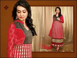 Salwar, Makijaż, Strój, Kobieta, Kameez