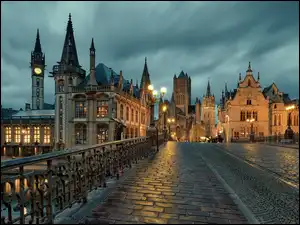 Dzwonnica, Most św. Michała, Kościół św. Mikołaja, Belgia, Smocza Wieża, Gandawa
