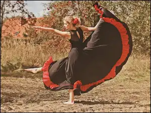 Taniec, Kobieta, Blondynka