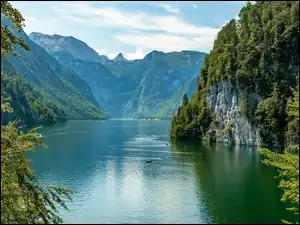 Jezioro Konigssee w Bawarii