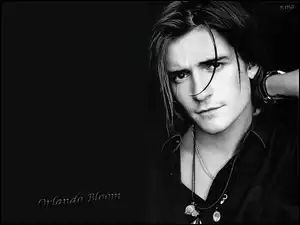 ciemne włosy, Orlando Bloom