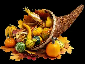 Liście, Dynie, Kosz