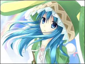 Uszy, Anime, Czapka, Dziewczyna, Manga