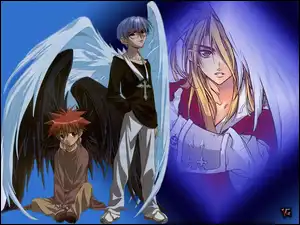 szaty, D N Angel, ludzie, skrzydła