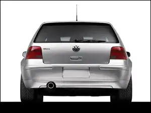 Srebrny, Golf 4, Tył