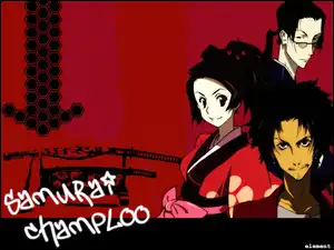 chłopak, Samurai Champloo, dziewczyna