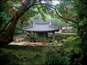 Altana w ogrodzie Soswaewon Garden