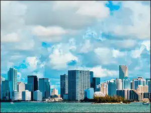 Zdjęcie Miasta, Miami, Stany Zjednoczone, Drapacze Chmur