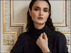 Ściana, Blanca Padilla, Modelka, Biżuteria