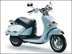 Sportcity, Motor Aprilia, Skuter, Klasyczny, 50ccm, Błękitny