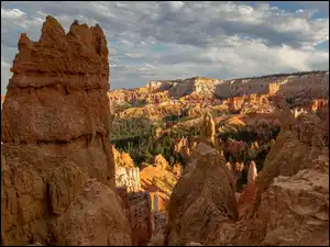 Kanion, Stany Zjednoczone, Skały, Park Narodowy Bryce Canyon, Stan Utah