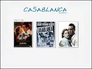 tytuł, Casablanca, okładki, filmu
