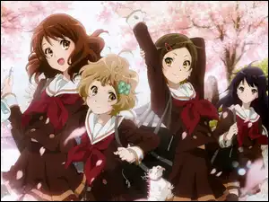Kawashima Sapphire, Oumae Kumiko, Katou Hazuki, Hibike! Euphonium, Kousaka Reina