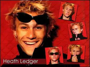 okulary, Heath Ledger, uśmiech