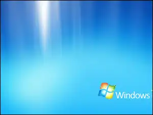 Tło, Windows 7, Świetliste, Niebieskie, Logo