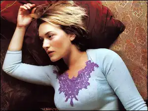sweterek, Kate Winslet, błękitny