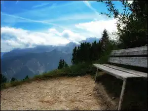 Góry, Ławka, Nad Przepaścią