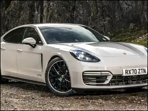 Przód, Porsche Panamera GTS, 2020